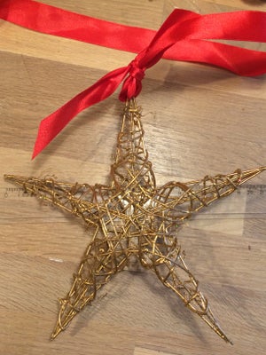 Guldstjerne, ca. 20 cm

