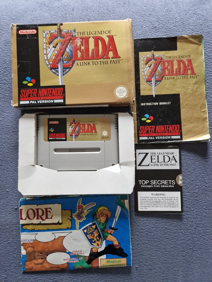 Zelda a link to the past cib til snes, Super Nintendo, anden