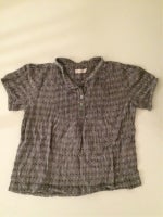 Skjorter, Grå mønstret skjorte bluse, Aya Naya