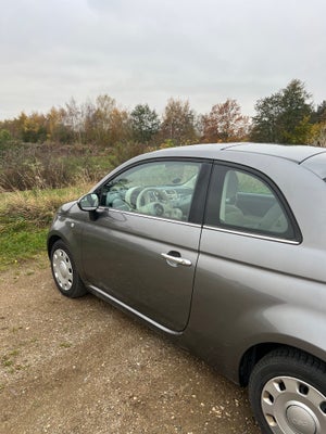 Fiat 500C, Benzin, 2010, km 195000, gråmetal, træk, nysynet, klimaanlæg, aircondition, ABS, airbag, 