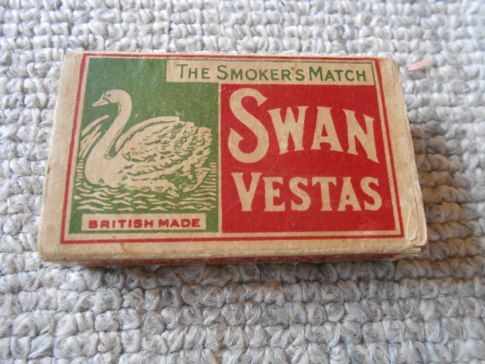 Tændstikæsker, Swan Vestas fra ca 1950