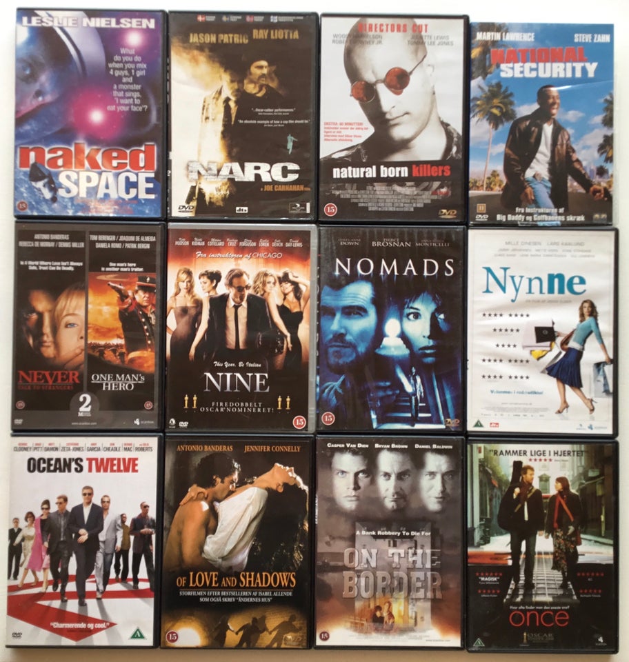 M - R Filmtitler, DVD, andet