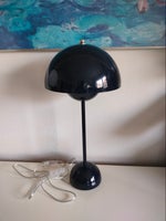 Verner Panton, VP3 Flowerpot - Black blue, bordlampe