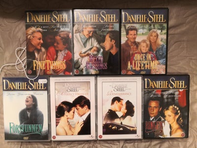 Danielle Steel. 7 DVD Film, DVD, romantik, Danielle Steel. 7 DVD.

Alle ser ud som Nye, er kun set e