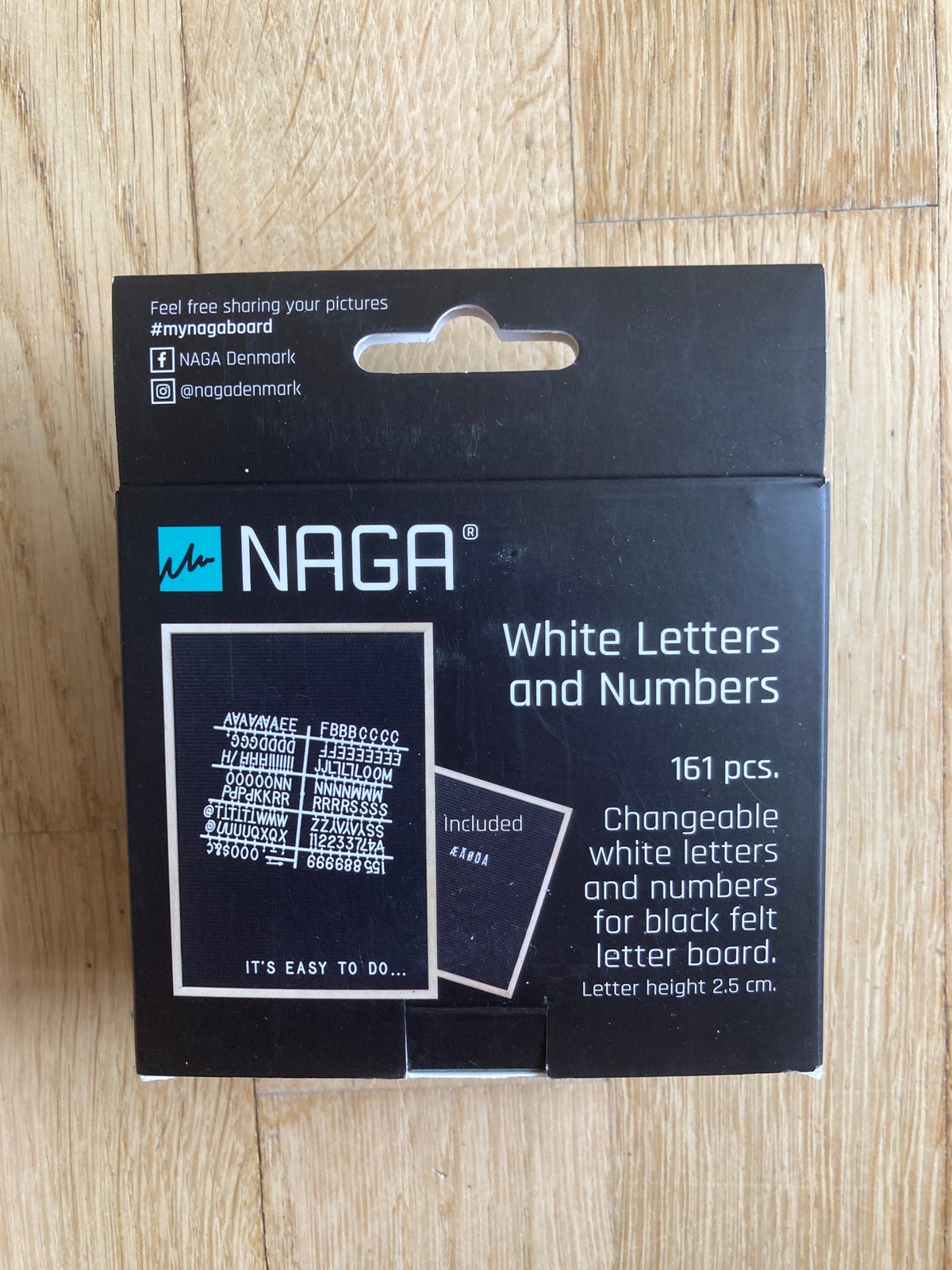 NAGA Letters Bogstaver 2,5 cm