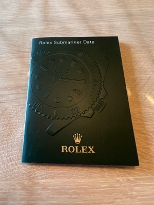 Andet, Rolex, Rolex Submariner manual fra juli 2007

Kommer med brugsspor (se billeder)

Fast pris


