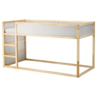 Halvhøj seng, Kura seng fra Ikea, b: 99 cm l: 209 cm