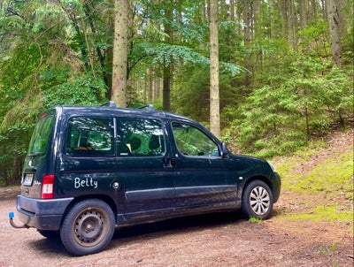 Citroën Berlingo, 1,6i 16V Multispace, Benzin, 2007, km 280000, sort, træk, aircondition, ABS, airba