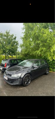 VW Golf VII, 1,4 TSi 122 Edition 40 BMT, Benzin, 2015, km 127500, sort, klimaanlæg, aircondition, AB