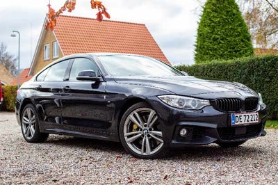 BMW 435d, 3,0 Gran Coupé M-Sport xDrive aut., Diesel, aut. 2015, km 105000, mørkeblåmetal, træk, nys