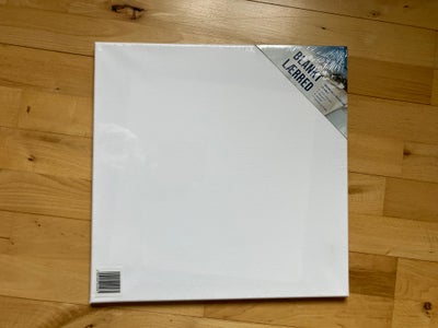 Lærred, Hvidt, blankt male-lærred - pakke med 1 stk 30 x 30 cm og 1 stk. 40 x 40 cm. (Jeg sælger 2 p