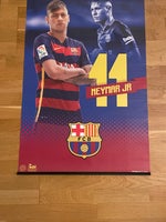 Plakat, motiv: Neymar og Ronaldo, b: 61 h: 91,5