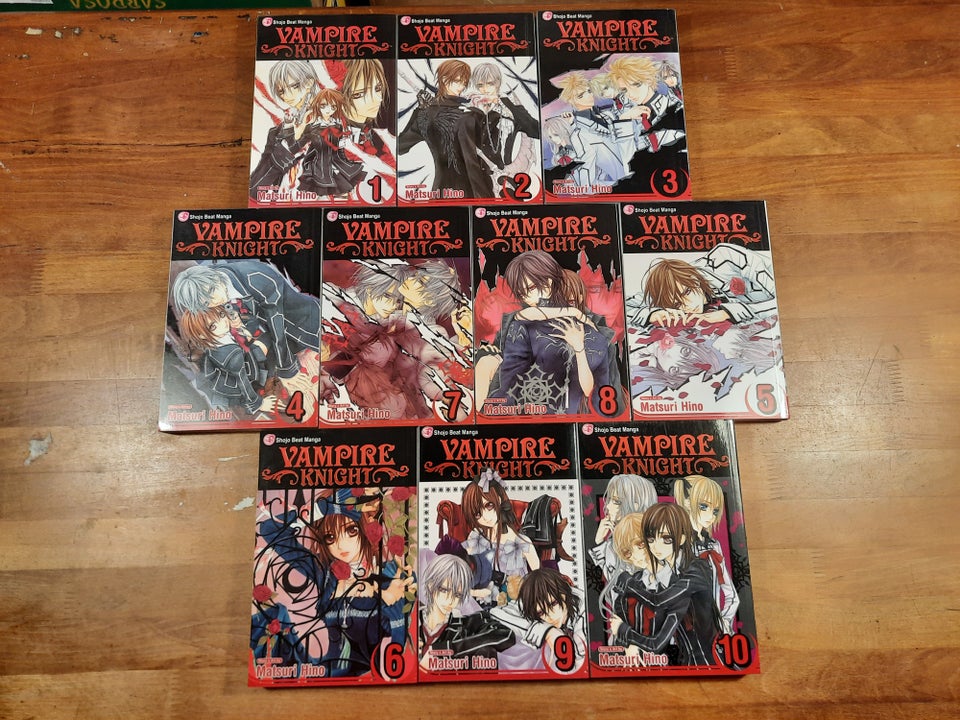 Vampire Knight 1-10 (Amerikanske), Matsuri Hino,