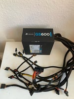 Strømforsyning, Corsair RGB 600 w GS600, God