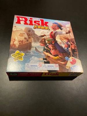 Risk junior-nyt, Risk junior, brætspil, Næsten nyt, købt for sent ift alder:-)