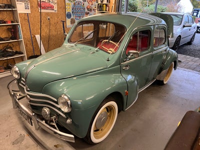 Renault 4 CV, 0,7 De Luxe, Benzin, 1954, grøn, 4-dørs, Meget fin Renault 4 CV der har gennemgået en 