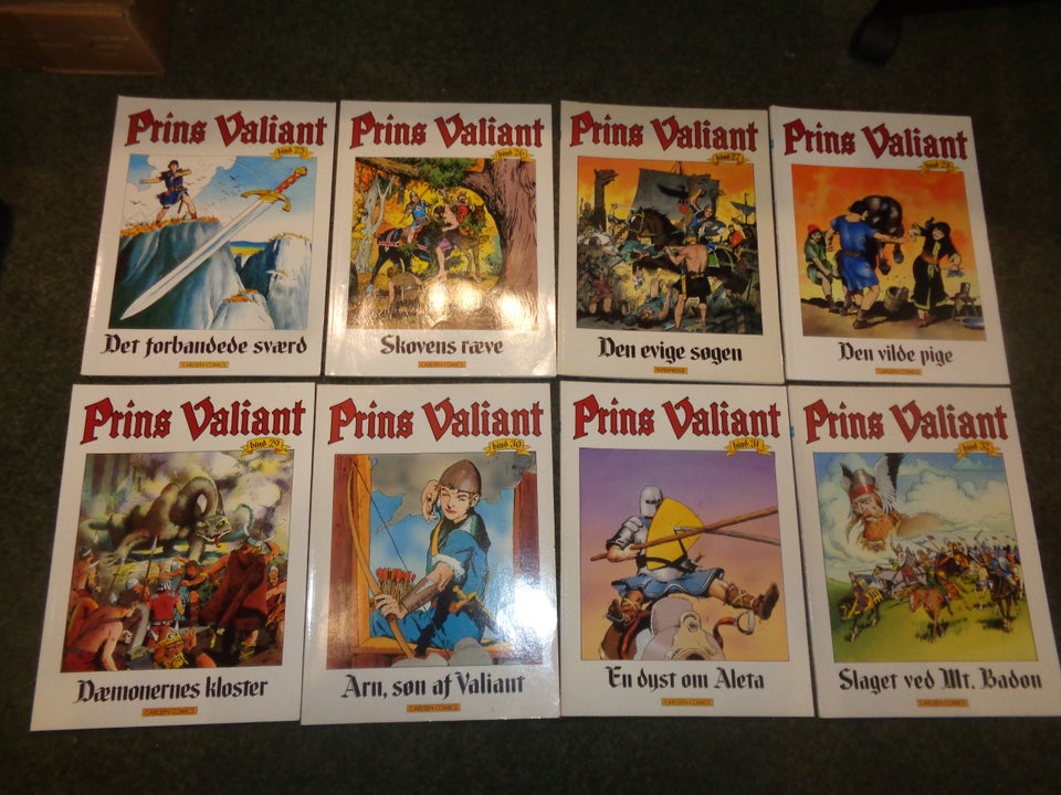 Prins Valiant 1-73 komplet samling, Tegneserie