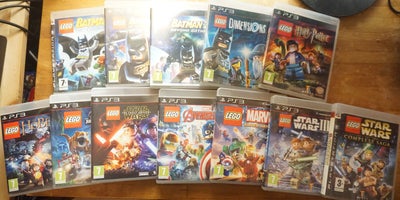 Div. LEGO spil til PS3, PS3, Diverse LEGO spil til Playstation 3 PS3. Spillene koster 100 kroner sty