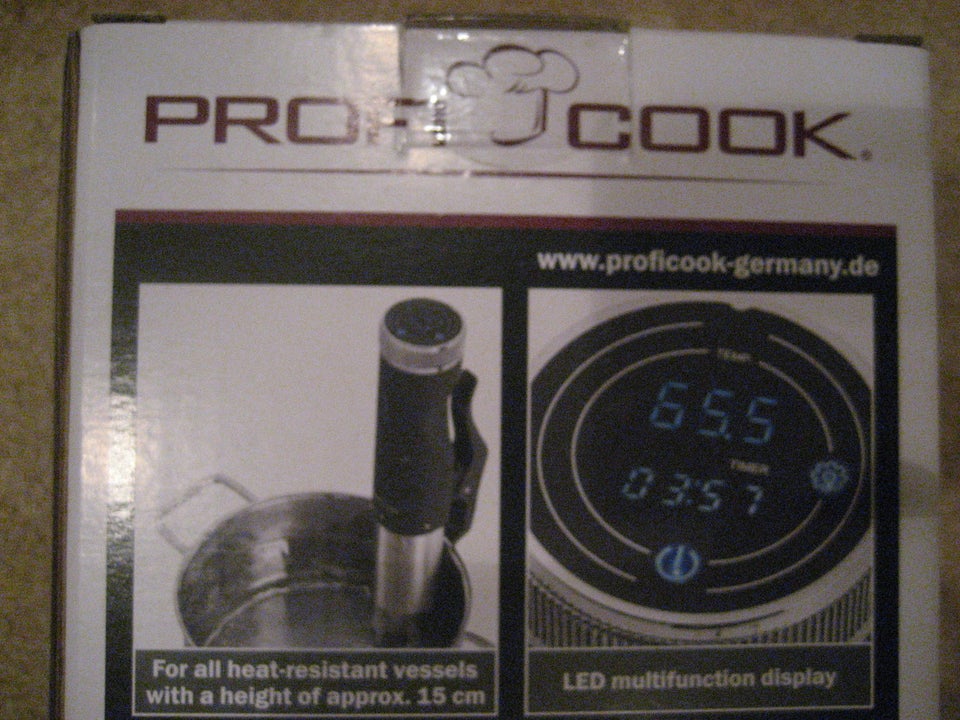 Sous vide cooker, Profi Cook