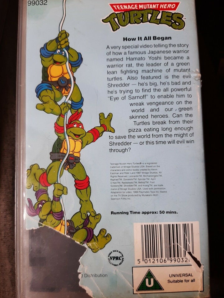 Tegnefilm, Ninja turtles