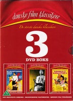 Danske Film klassikere 3 dvd boks, instruktør Div, DVD