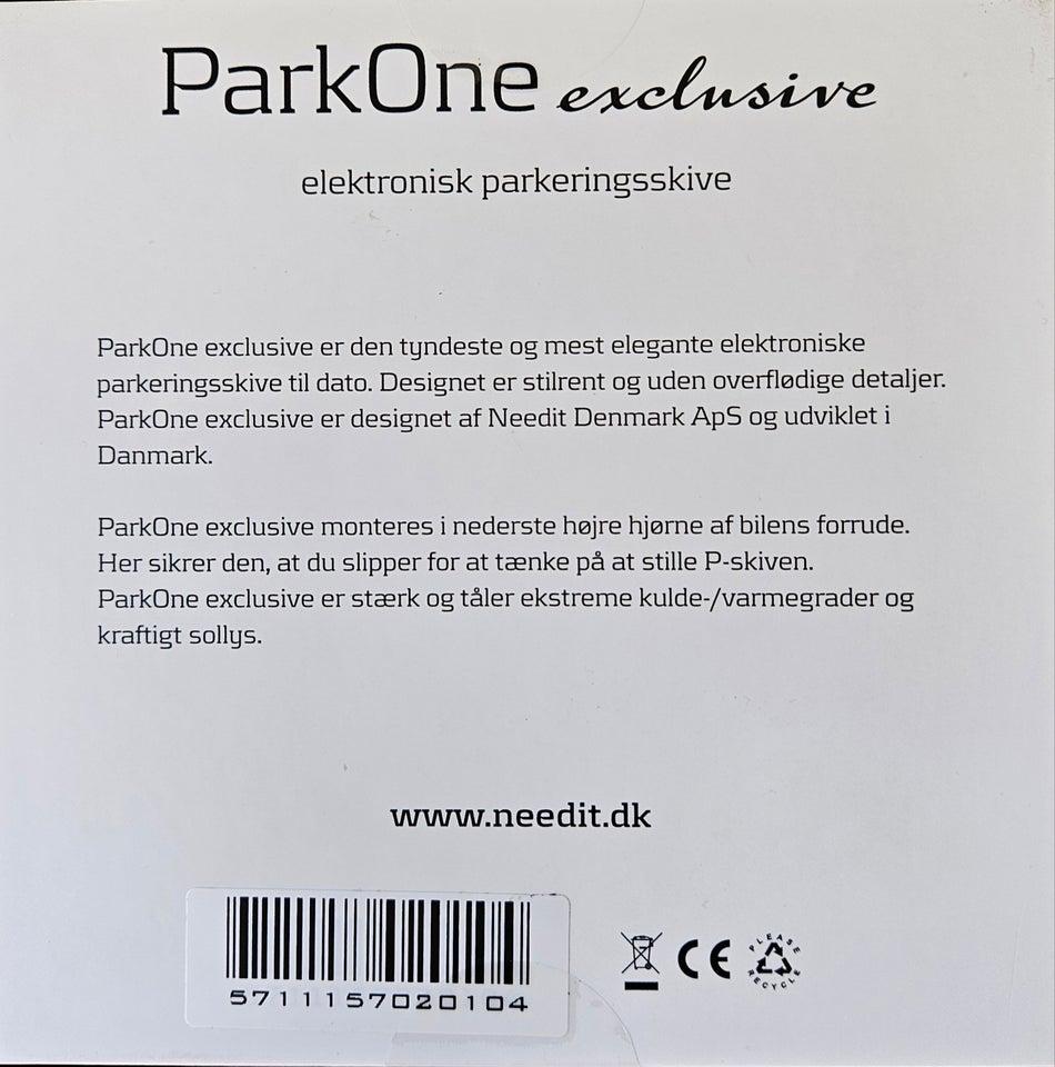 P-skive, ParkOne Exlusive