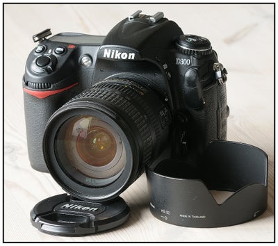 Nikon D300, spejlrefleks, 12 megapixels, 4 x optisk zoom, God, Med Nikon DX AF-S Nikkor 18-70mm 1:3.