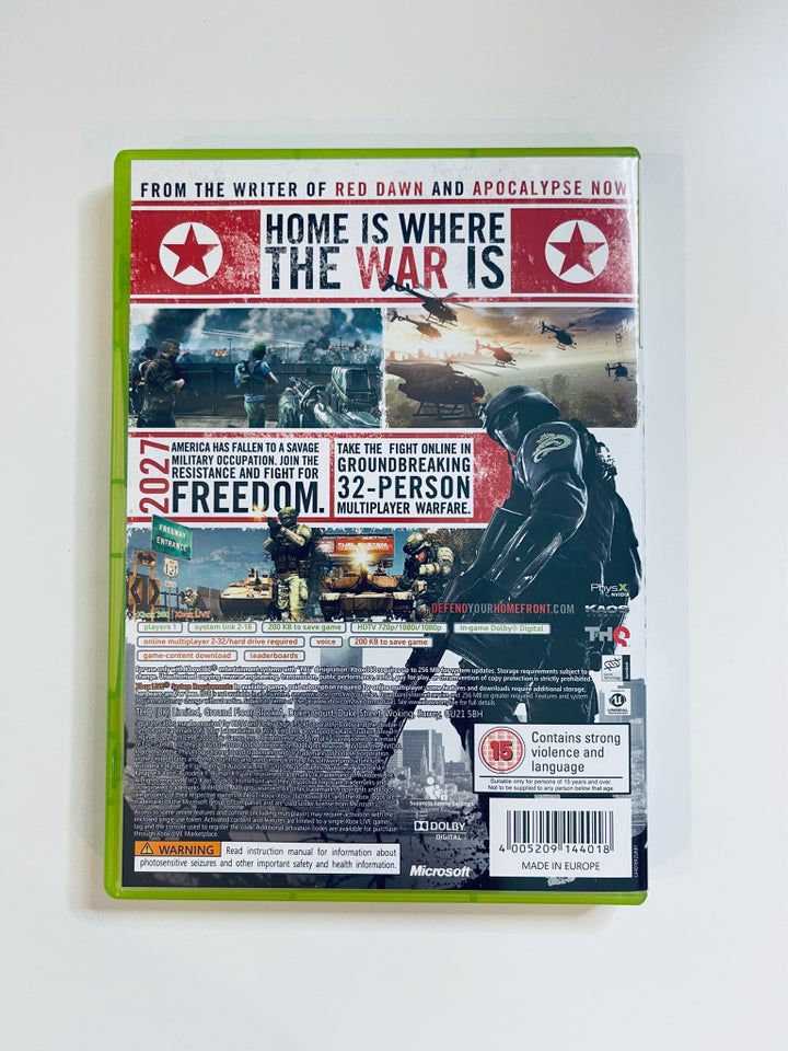 Homefront, Xbox 360, Xbox 360