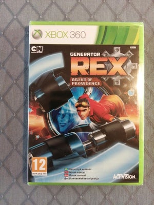 Uåbnet Generator Rex - Agent of Providence, Xbox 360, Det populære Cartoon Network show Generator Re