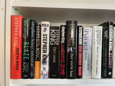 Blaze mfl, Stephen King, genre: gys, Stephen King bøger sælges, priser fremgår af opslag
Sender gern