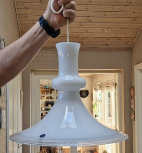 Pointer Empirisk Observation Holmegaard Lampe Hvid | DBA - billige og brugte loftslamper