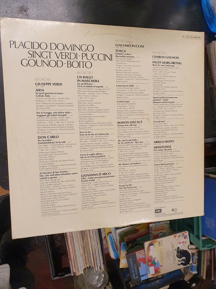 LP, Placido Domingo, Opera