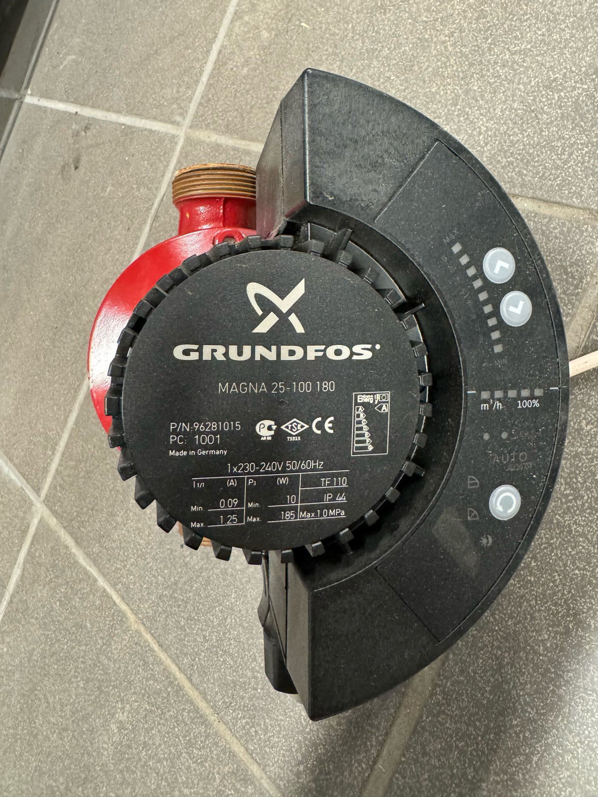 Cirkulationspumpe, Grundfos Magna 25 - 100 180