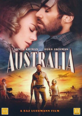 Australia, DVD, drama, Nicole Kidman spiller en engelsk aristokrat, der arver en farm på størrelse m