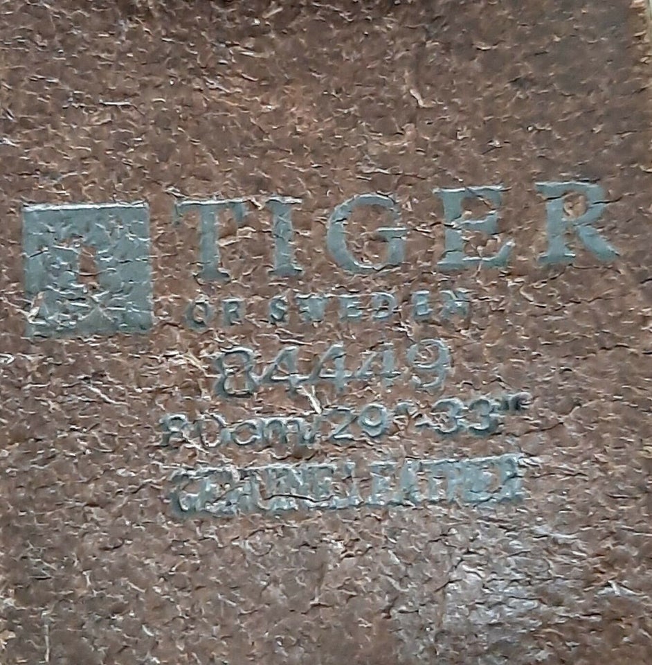 Bælte, TIGER OF SWEDEN, str. 80 - 95 cm