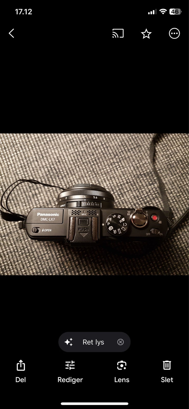 Canon, Panasonic DMC-LX7, spejlrefleks