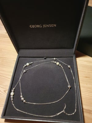 Halskæde, sølv, Georg Jensen, Moonlight grape halskæde med ferskvandsperler - 110 cm lang.
Halskæde 