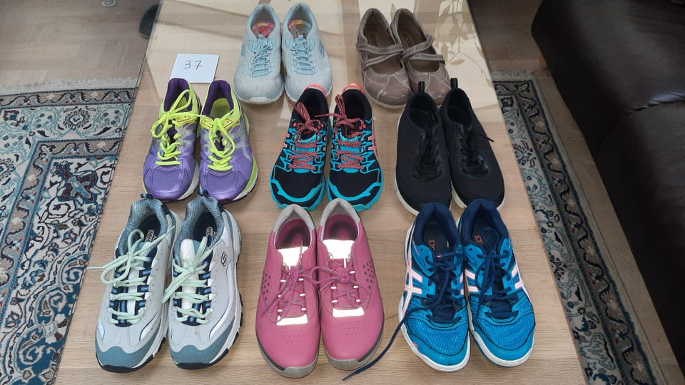 Anden damesko, str. 37, Scechers Asics Ecco