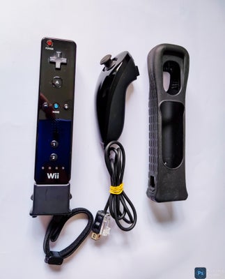 Nintendo Switch, Original Wii controller + Wii Nunchuk  Motion +, Perfekt, Sælger min.

Sort,
Origin