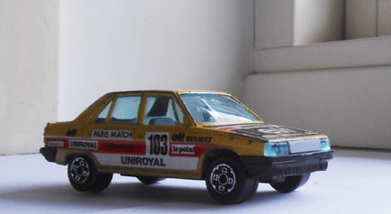 Modelbil, Bburago Renault 9 "Rally ELF", skala 1/43