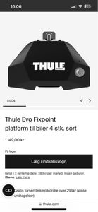 brugt Evo på DBA af - og Thule og køb nyt Find salg