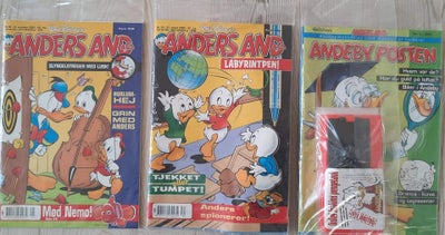 Anders And - Abonnent indhold, Tegneserie, Her sælges 3 abonnent blade fra 2003
Alle 3 er i uåbnet p
