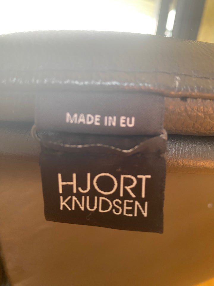 Lænestol, læder, Hjort Knudsen