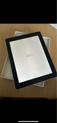 iPad 4, 16 GB, sort, Perfekt, Super fint IPad sælges. Virker som den skal, tænker den vil være god t