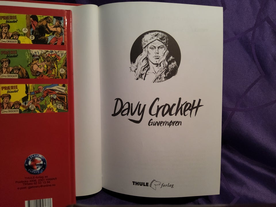 DAVY CROCKETT , 1 - 9. HARDBACKS, Tegneserie