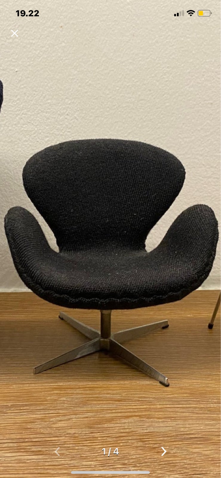 Arne Jacobsen Svanen 1 6 i sort Stole 1 6 dba.dk K b og Salg