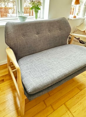 Sofa, uld, 2 pers., Næsten ny sofa i skøn kvalitetsuld. 