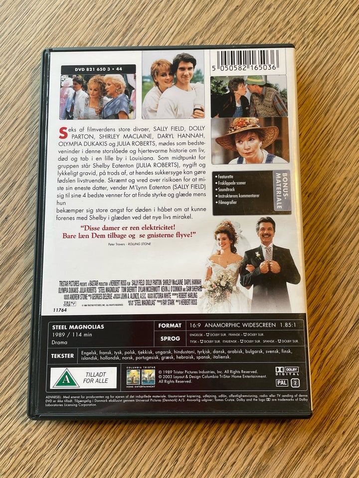 Steel Magnolias - Det Stærke Køn, DVD, drama