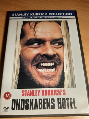 Ondskabens Hotel, instruktør Stanley Kubrick, DVD, gyser, Stanley Kubricks store gysermesterværk på 