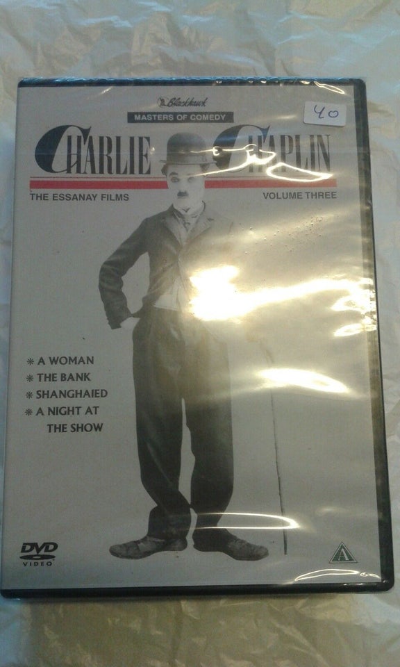 Charlie Chaplin 5 stk, DVD, andet